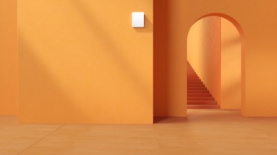 OXXIFY von IMPRUF in einem orangenen Raum installiert